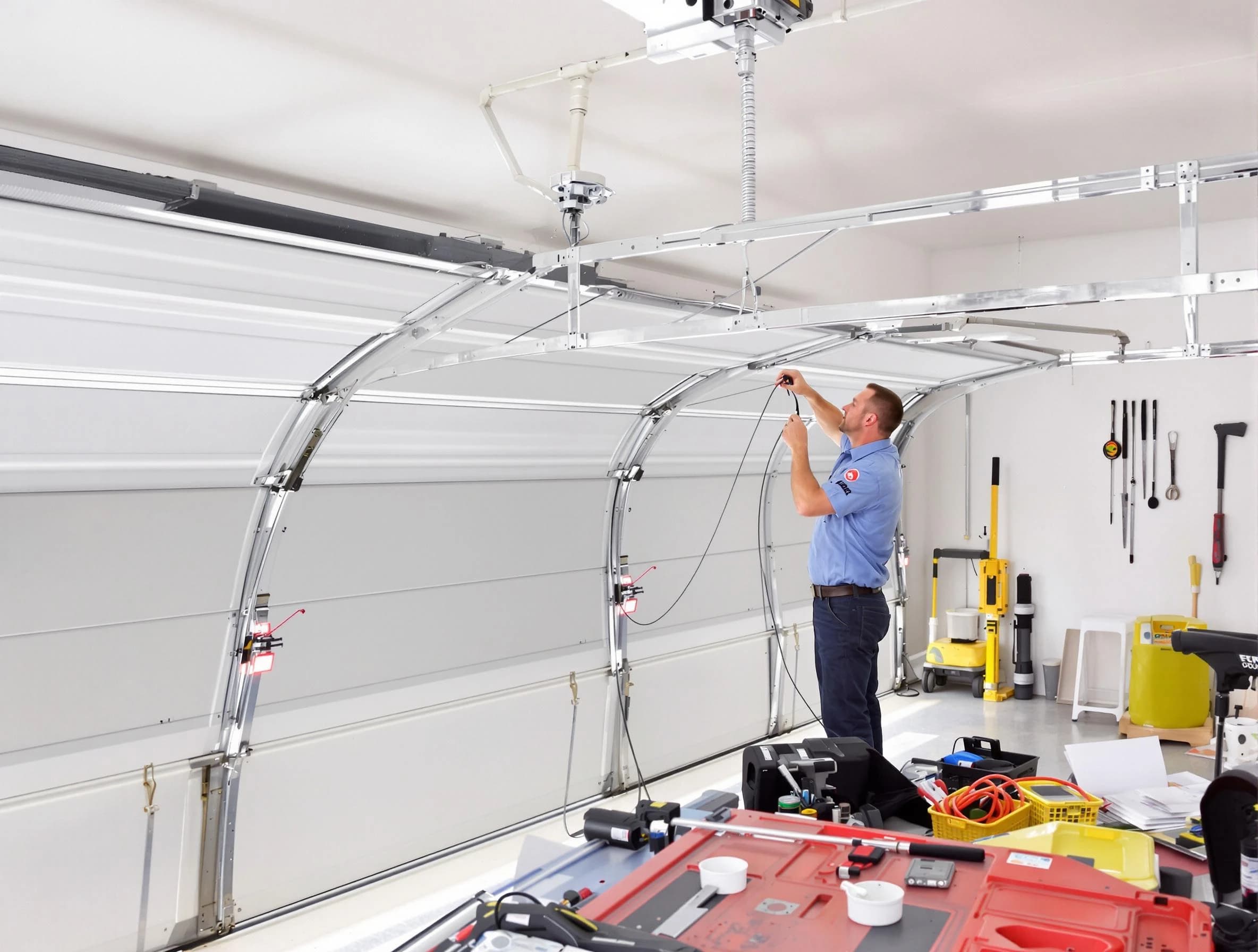 Garage door cable repair service by Louisville Garage Door Repair in Louisville