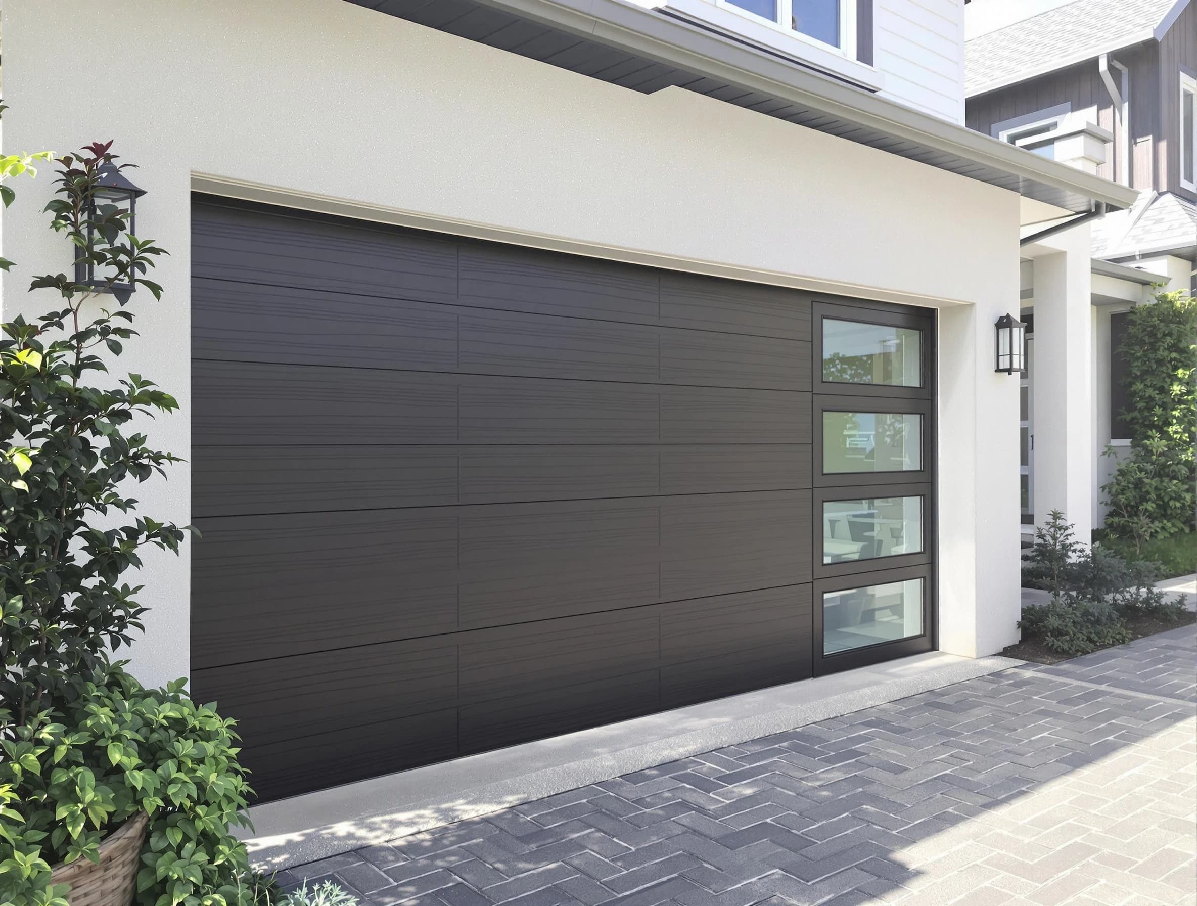 Custom garage door installation by Louisville Garage Door Repair in Louisville