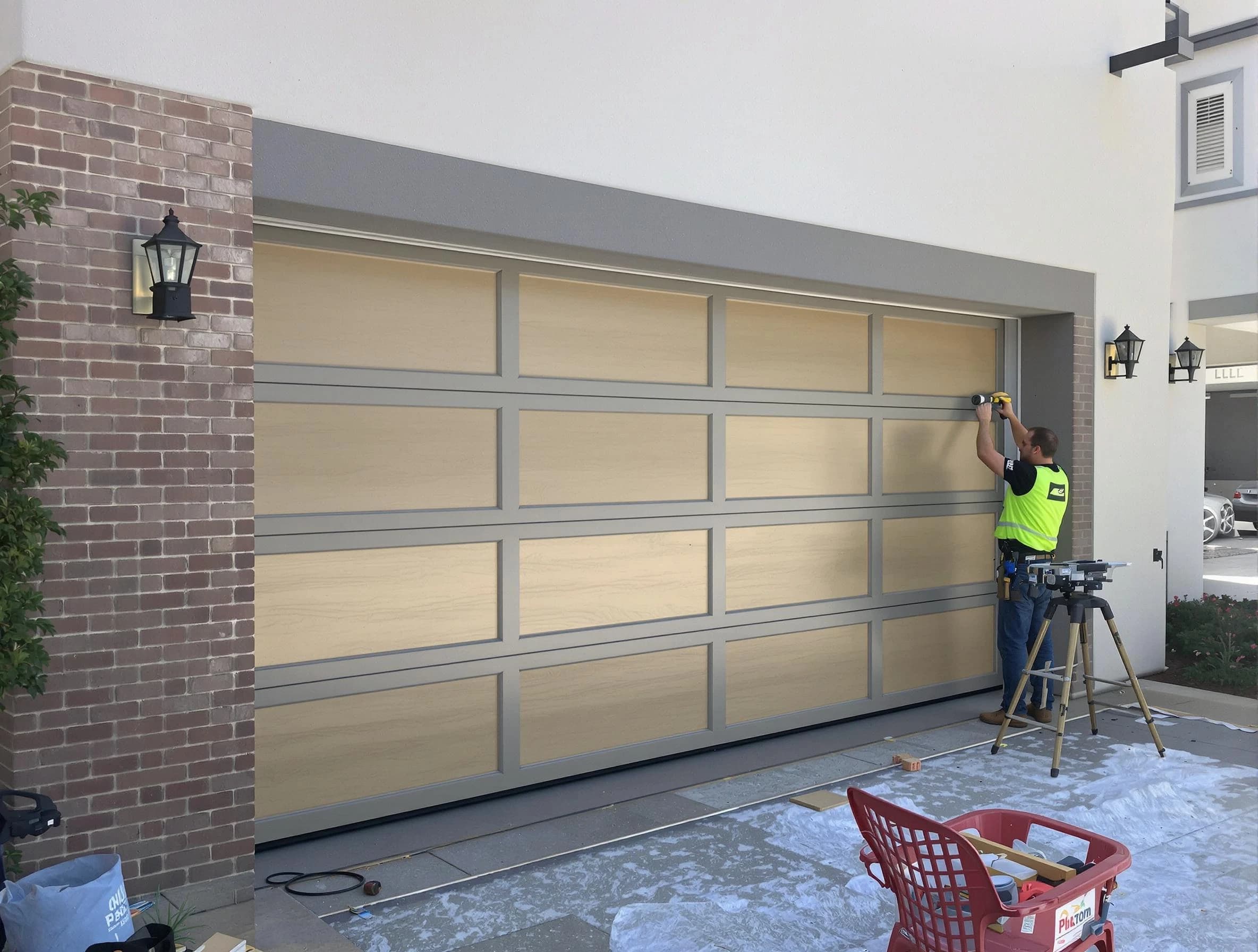 Garage door replacement service by Louisville Garage Door Repair in Louisville