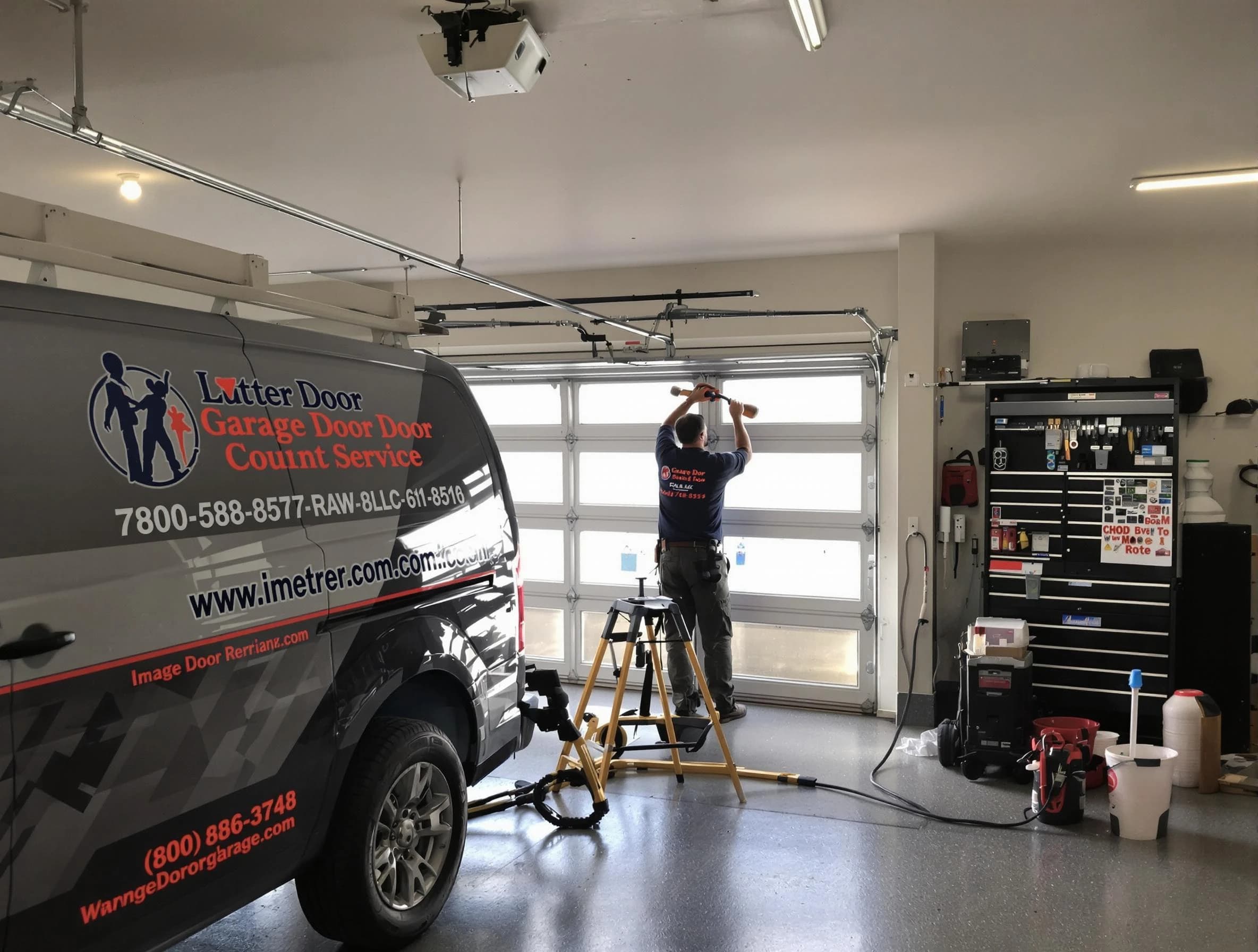 Louisville Garage Door Repair rapid response team performing same-day repair in Louisville