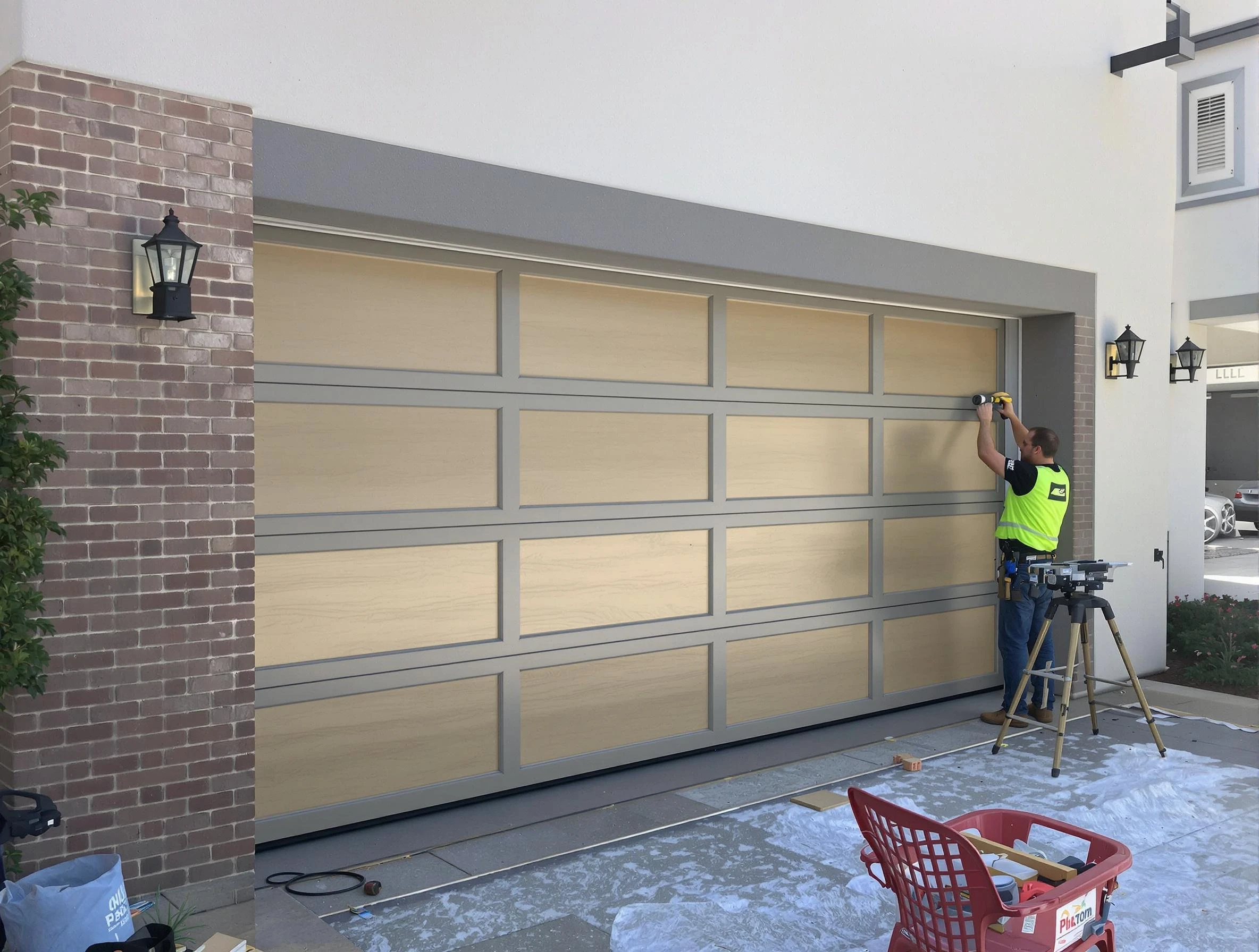 Garage door replacement service by Louisville Garage Door Repair in Louisville