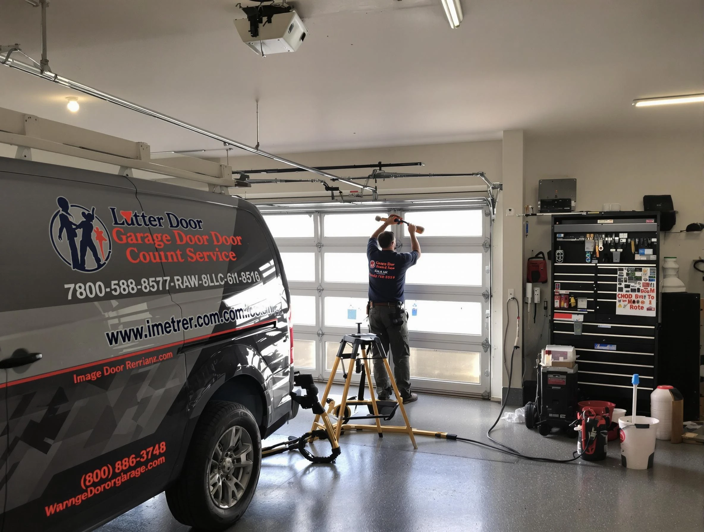 Louisville Garage Door Repair rapid response team performing same-day repair in Louisville