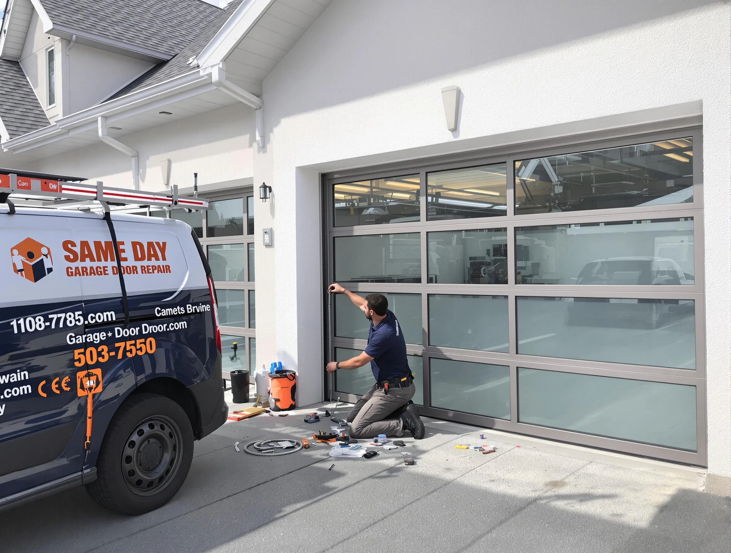 Same-day garage door repair service by Louisville Garage Door Repair in Louisville